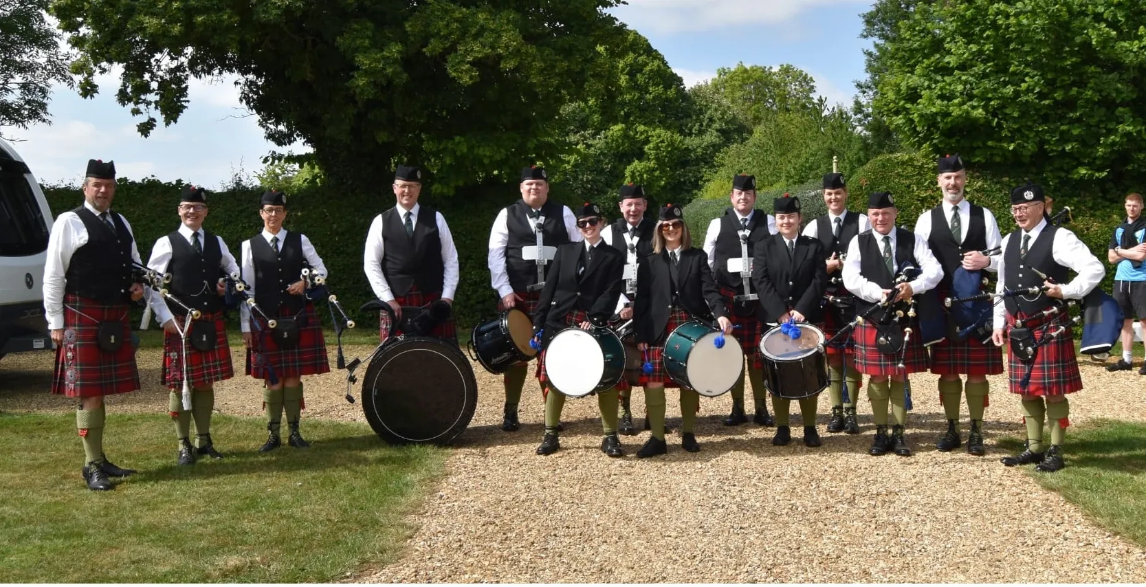 Laidlaw Memorial Pipe Band with Bollywood Dhol Drummers gallery image