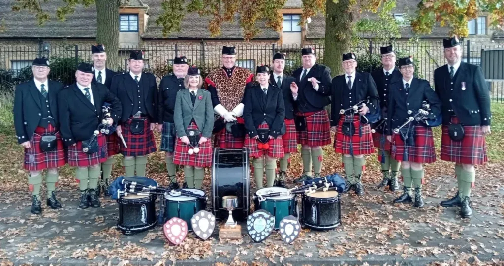 Laidlaw Memorial Pipe Band with Bollywood Dhol Drummers